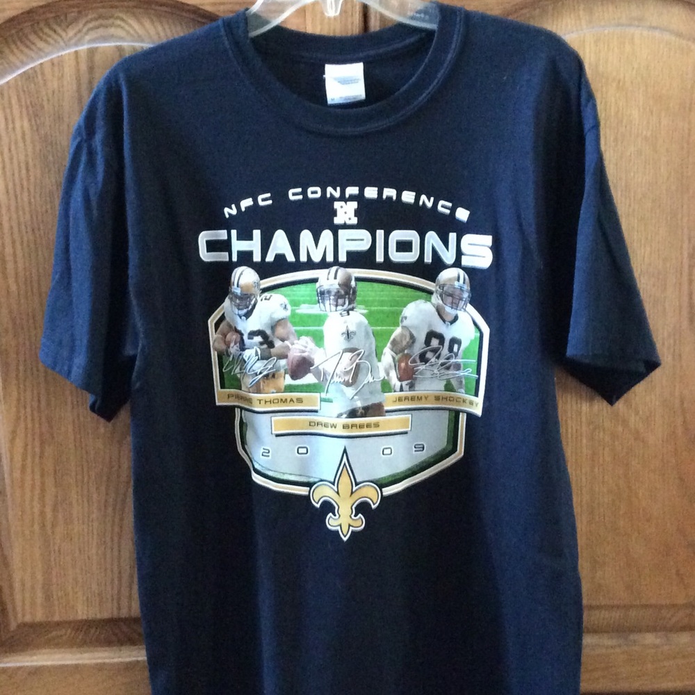 2009 New Orleans Saints NFC Conf. champs t-shirt